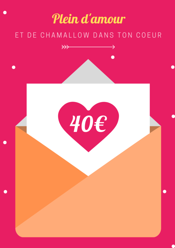 carte cadeau avec montant 40