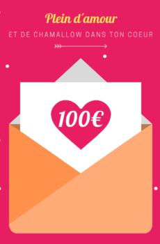 carte cadeau avec montant 100