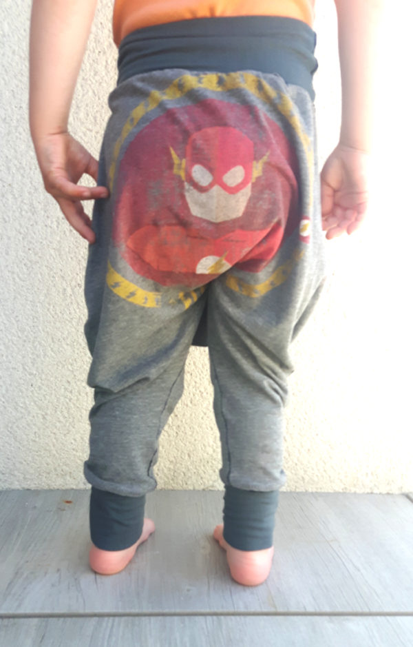 bloomer sur base d'un tshirt captain america