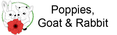 Poppies, Goat & Rabbit