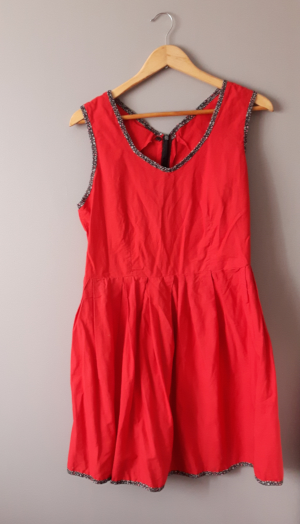 robe style années 50 rouge