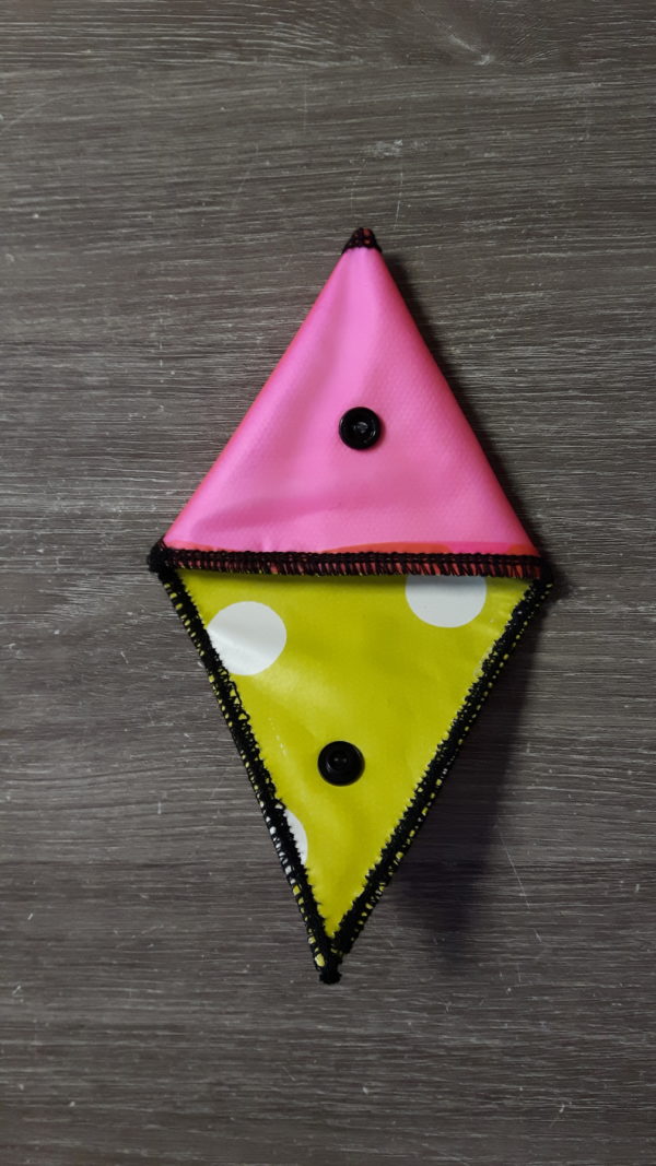 Porte monnaie origami vinyle